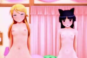 [Uncensored] My Little Sister and Kuroneko Can’t Ride This Well!?   Extra loops from a difficulty same creator (Threefish)