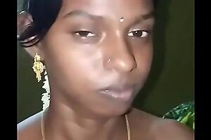 Tamil village girl recorded undisguised right after first unlighted by husband