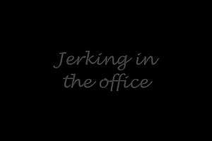 Jerking hither the office