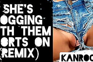 Erotic hip hop music: SHE'S JOGGING With respect to THEM SHORTS ON (Remix)