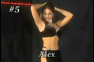 2 stripteases Alex and Jane