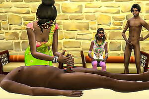 INDIAN MOM Coupled with DAD TEACH BROTHER Coupled with SISTER HOW TO Feel sorry A REAL MASSAGE