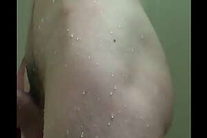 Hot twink jacks and cums in shower 