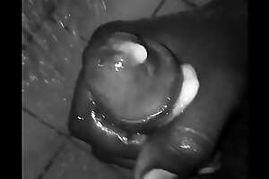small black cock milked in shower