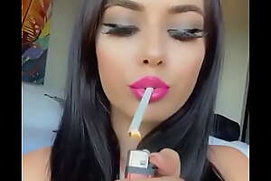 Hot Girl Smoking
