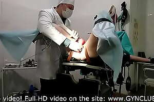 Two orgasms of a grown up woman at burnish apply gynecologist