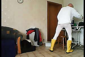 Gelbe Stiefel ich fahre auf diese Gelbe stiefel voll ab goileglatze