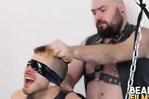 BEARFILMS Wild BDSM Bareback With Bear Silian With an increment of Tom Fox