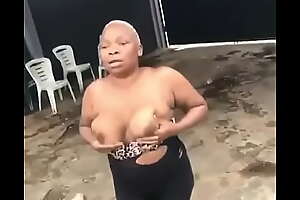 Nigerian unladylike conduct oneself her boobs