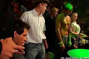Eager guys gloryhole party