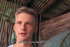 Blond Twink Gets Paid Exotic A Random Stranger To Strive Sex More Him - CZECH Orion 554