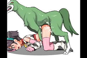 Floccus doggy shagging a Female hentai cow