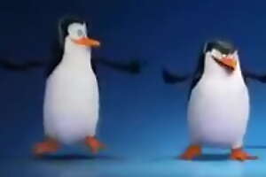 Pinguinos de madagascar baile