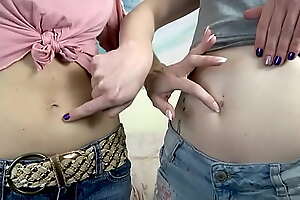 Double BellyButton Pastime - With Mistress Macy increased by Deity Savannah